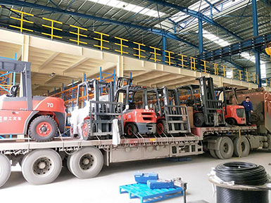 漳州某倉儲(chǔ)公司采購(gòu)廈工叉車一批已順利交車